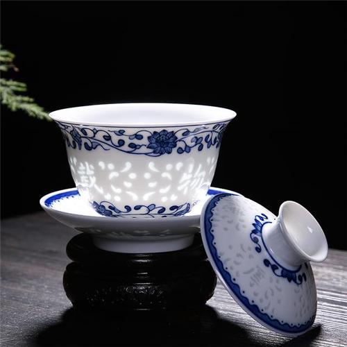 景德镇手绘青花精巧陶瓷茶具批发定做工厂介绍
